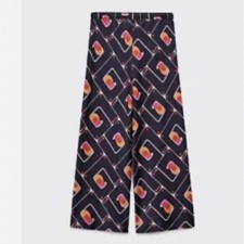 Zara Geometric Print Trousers