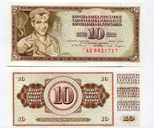 Jugoslavia dinara p82c unc - jugoslavia,