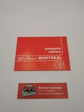 Libretto Tempario Vetture Alfa