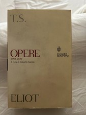 libro T. S. Eliot Opere