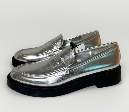 Zara mocassini donna argento - zara,