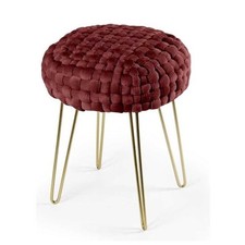 POUF PORTO IN VELLUTO CON