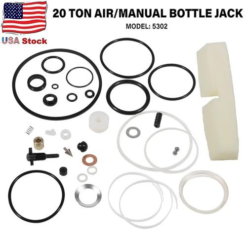 Ton air bottle jack - or,