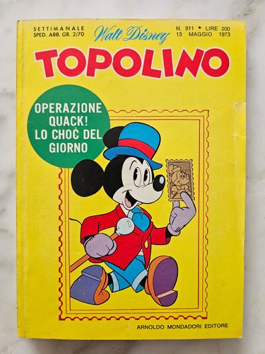Topolino libretto 911 - libretto, n.