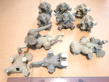 Lotto 10 elefanti elefante MariCart dipinti a Mano Italy  Osè  in ceramica