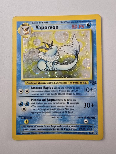 Pokémon vaporeon 64 rara - vaporeon,