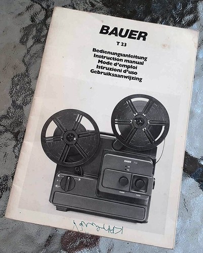 Bauer t23 film projector - bauer,