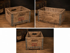 Vecchia scatola legno birra - legno,