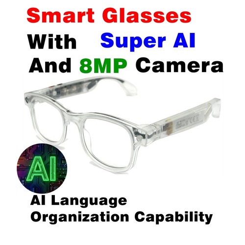 Occhiali smart 8mp - 6k,