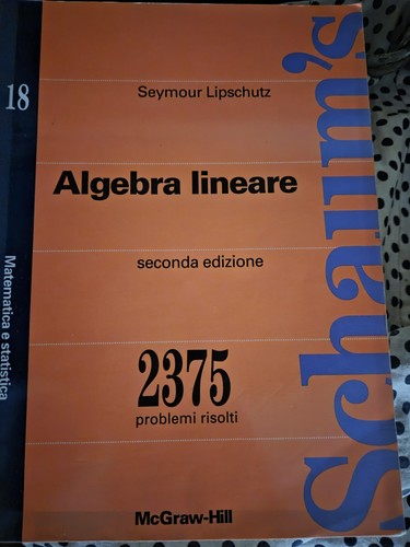 Algebra lineare 2375 - algebra, problemi