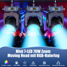 7X70W Moving Head RGBW LED