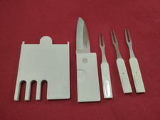 KNIFE KAYCUT JAPAN SURVIVAL  & 3 FORKS POCKET VINTAGE COLLECTION  CARD COLTELLIN