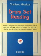 DRUM SET READING + CD MICALIZZI CRISTIANO RICORDI 2002  BROSSURA