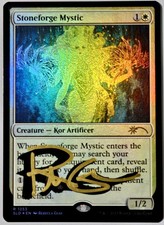 FOIL STONEFORGE MYSTIC Rebecca Guay ARTISTA FIRMATO Auto Magic MTG Tana Segreta SLD