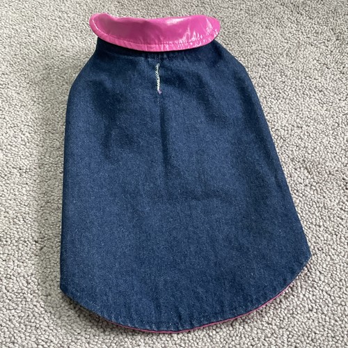 Dog raincoat denim - jacket, size
