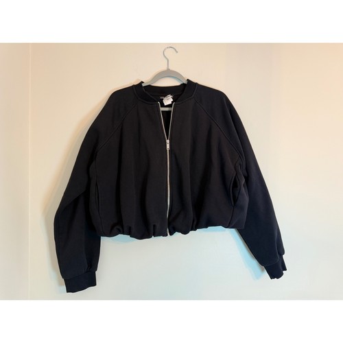 Bomber zara nero oversize con - bomber,