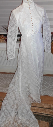 Abito sposa vintage raso - raso, e