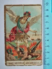 Vecchio santino SAN MICHELE