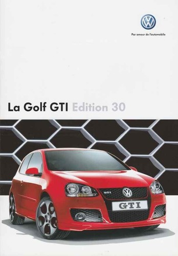 Catalogue brochure golf gti - brochure,