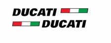 2 Adesivi DUCATI Monster per tappo serbatoio Panigale streetfighter v4 tricolore