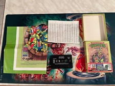 Turtles the coin-op! Commodore 64/128 C64 Konami complete 100% with Poster