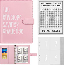 100 Envelope Saving Challenge, A5 Libro Del Risparmio, Agenda Risparmio Soldi Co