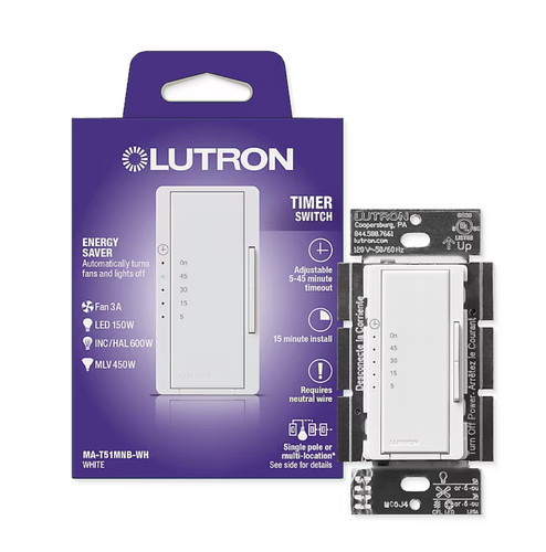 Lutron maestro led - led+, doppio