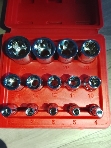 Coffret douilles torx - coffret,