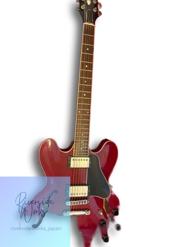 Chitarra semi acustica rossa - chitarra, semi-acustica