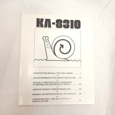 Manuale istruzioni per KA-8310