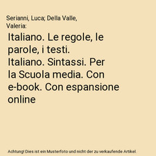 Italiano. Le regole, le