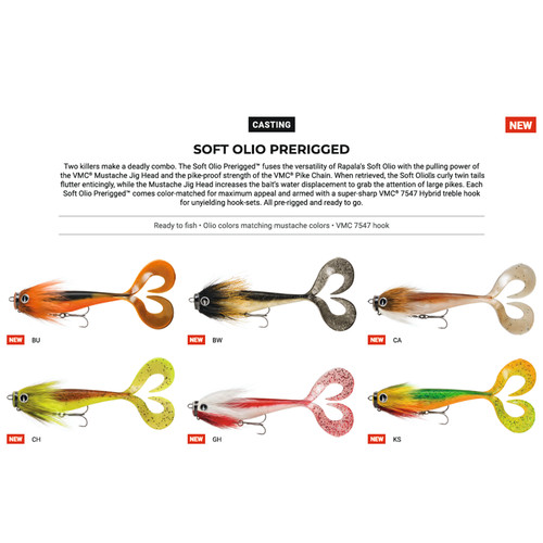 Rapala soft olio prerigged - rapala,