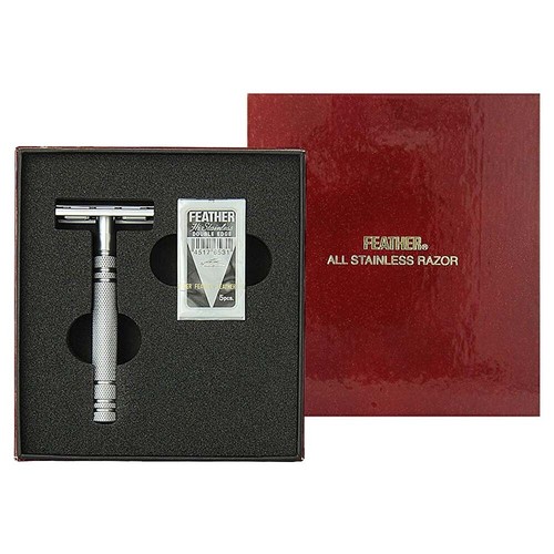 Rasoio piuma tutto inox - rasoio,
