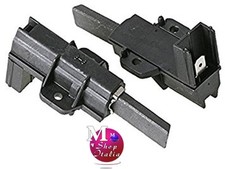 Kit 2 Spazzole Carboncini Lavatrice Candy Hoover Zerowatt motore Haier