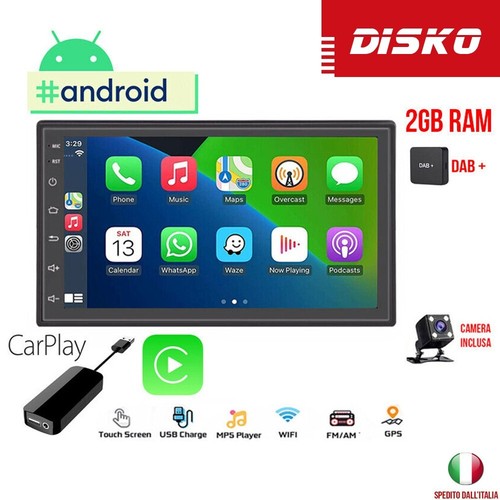 Autoradio pollici android - 7",