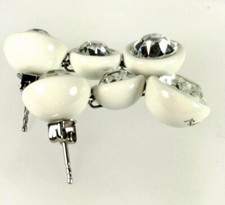 ORECCHINI OPS!WONDER DONNA A LOBO-ACCIAIO CRISTALLI-3 CASTONI BIANCHI(OPSOR-666)