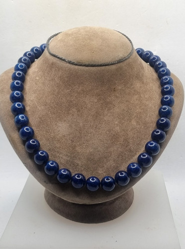 Vetro lapislazzuli collana - vetro,