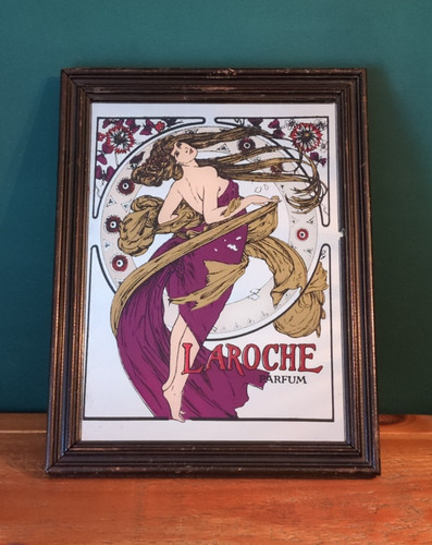 Specchio quadro pubblicitario