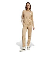  Tuta Intera Completa Tracksuit DONNA Adidas 3-Stripes Beige kakhi 