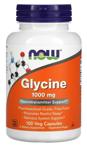 Now foods glycine 1000 mg - glycine,