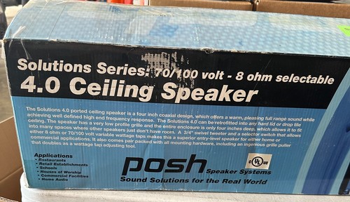 Altoparlanti posh 0 - 4.0, da