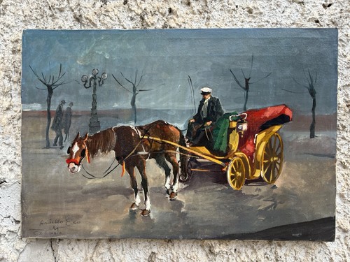 Quadro carrozzella paese - -carrozzella, paese-