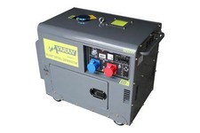 Generatore elettrico Diesel silenziato Gruppo elettrogeno 5 kVA & 230V senza ...