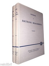 Handbook of Electronic measurements Moe Wind 1956 2 vol. Libro ingegneria
