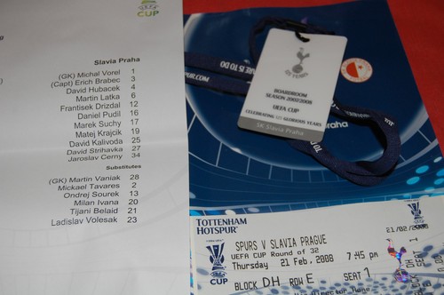 Spurs 125 anni prog biglietto - spurs, prog,