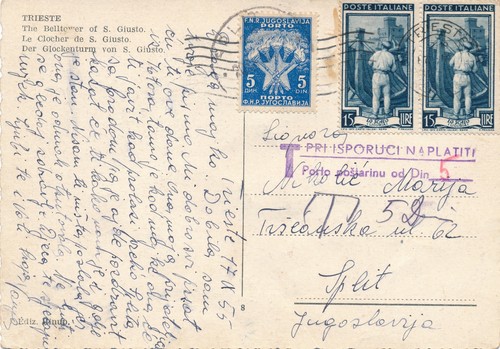 Italia 1954 cartolina - italia,