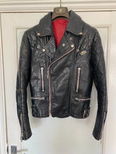 Giacca pelle motociclista - pelle,