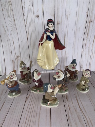 Lladro disney biancaneve sette - biancaneve,