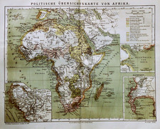 1894.Old Map Geografica:Carta