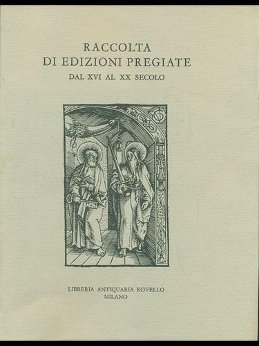 Raccolta edizioni pregiate - edizioni,